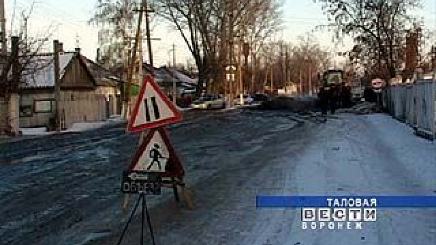 В Таловой главную автодорогу залило водой