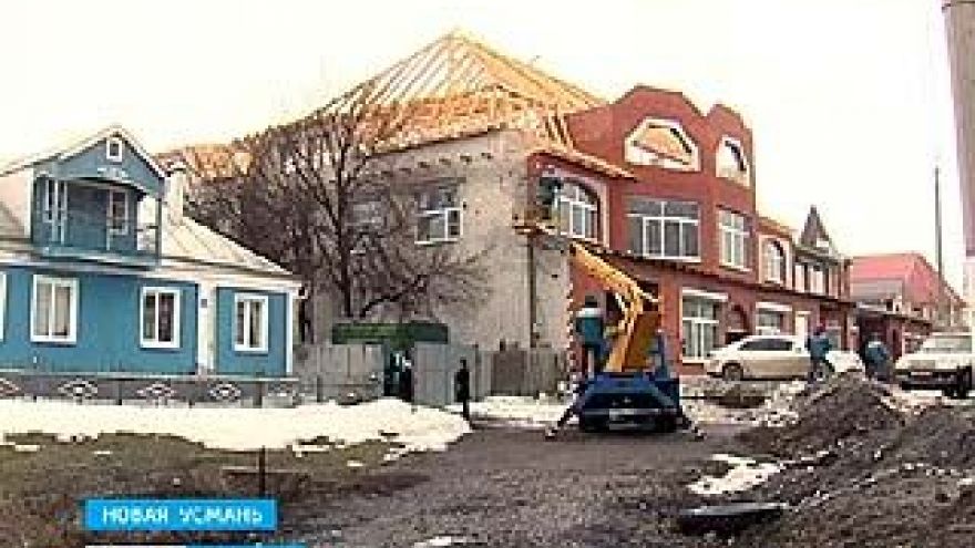 В Новой Усмани людей фактически вытесняет точка общепита