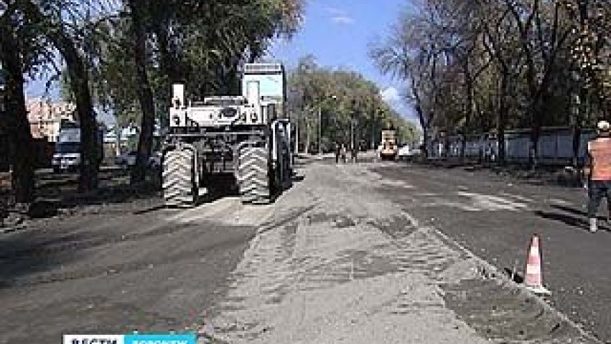 Дорогу на Краснознаменной делают по особой, новой технологии
