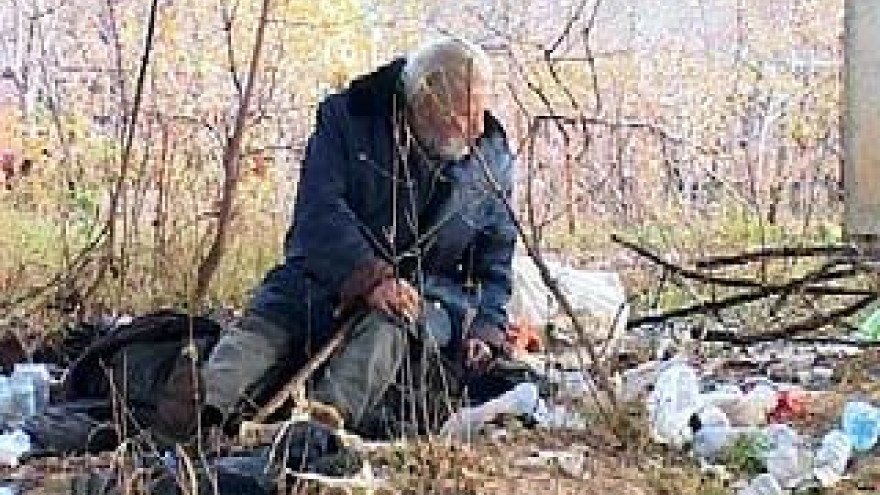 В поселке Сомово на свалке поселился человек