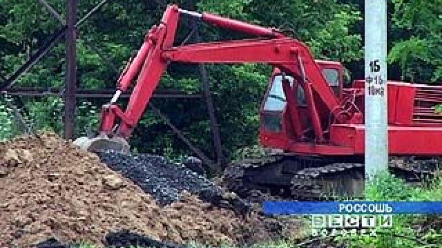 На северо-западе Россоши строят дренажную систему