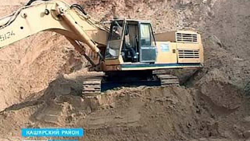 Добыча песка в селе Медовка Рамонского района продолжается