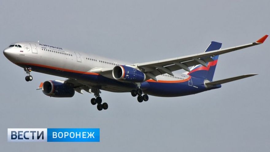 Из-за сильного снегопада компания «Аэрофлот» отменила и перенесла воронежские рейсы