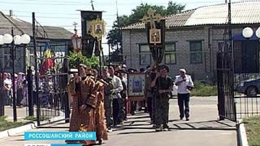 Первый Ильинский казачий крестный ход прибыл в конечную точку своего назначения - город Россошь