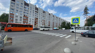 На опасном участке в воронежском микрорайоне «Электроника» нарисовали долгожданную зебру