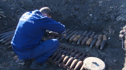 Более 100 снарядов времён Великой Отечественной войны взлетели на воздух под Воронежем