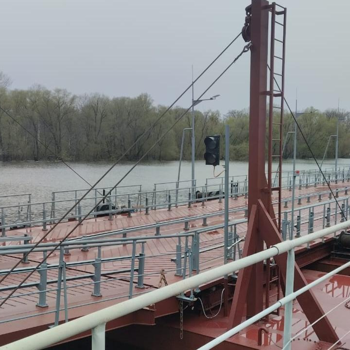Понтонный мост казань