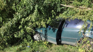 Водитель Volkswagen разбился в ДТП с деревом под Воронежем