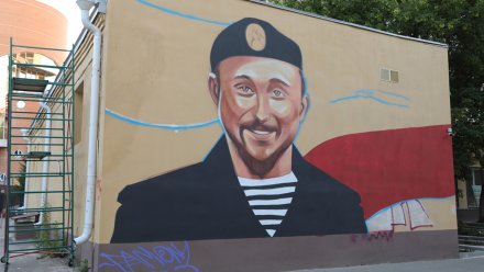 В Воронеже начали создавать граффити в память защитника Донбасса 