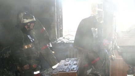 Спасатели эвакуировали шесть человек из горящего дома в Воронеже