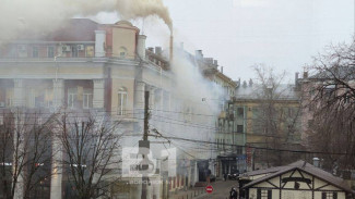 Шесть человек эвакуировали при пожаре из воронежского бара «Понеслось»