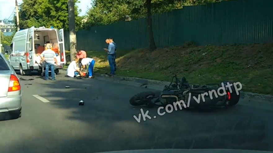 Появилось видео с последствиями смертельного ДТП с участием мотоциклиста и пешехода