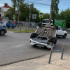 В Воронеже на скорости перевернулась иномарка: появилось видео 