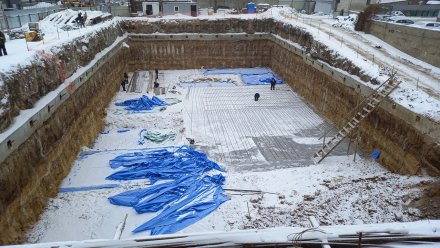 Процесс строительства нового корпуса оперного театра в Воронеже показали на фото