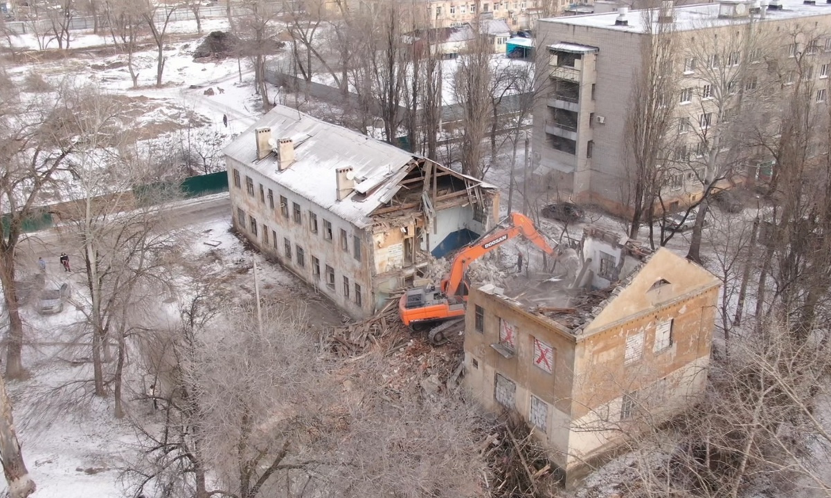 В воронежском переулке Славы начали сносить дома под многоэтажки – Новости  Воронежа и Воронежской области – Вести Воронеж