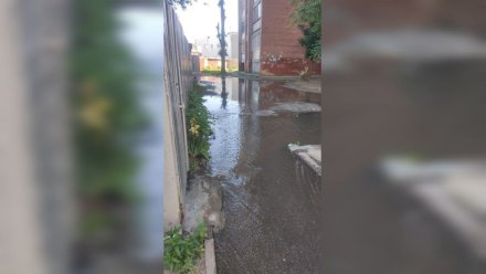 Жители улицы в Воронеже пожаловались на коммунальное ЧП и отсутствие горячей воды