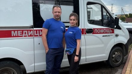 Воронежские супруги-фельдшеры спасли мужчину с инфарктом миокарда