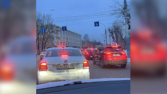 Воронеж встал в адских пробках в первый рабочий день января
