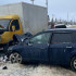 Мужчина пострадал при столкновении легковушки и грузовика в Воронеже