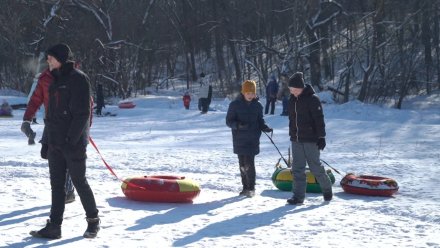 В Воронежской области за зиму 54 ребёнка пострадали на горках