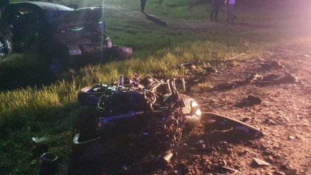 Мотоциклист погиб в ДТП в Воронежской области