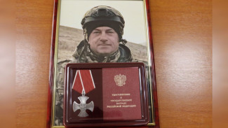 В Воронежской области участника СВО посмертно наградили орденом Мужества