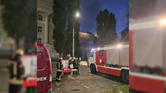 Пожар вспыхнул на чердаке Воронежского педуниверситета