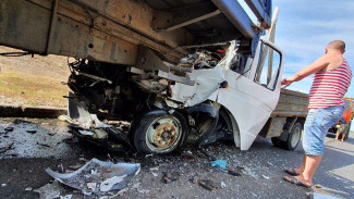 Воронежцы сообщили о жуткой аварии с 2 грузовиками 