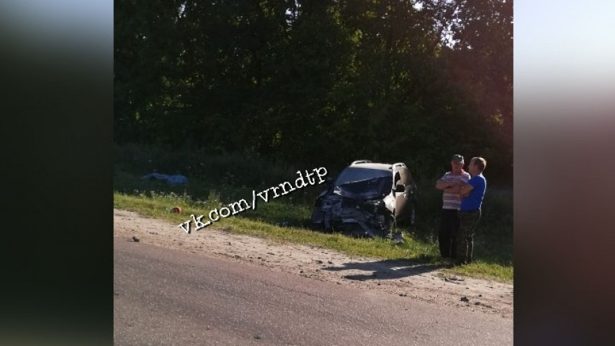 В Воронежской области в ДТП из-за пьяного водителя погиб мотоциклист