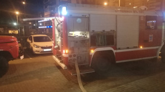 «Центроторг» загорелся на бульваре Победы в Воронеже