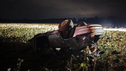 22-летний воронежец разбился насмерть в перевернувшемся BMW