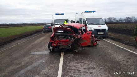 В аварии на трассе Воронеж – Луганск пострадали 4 человека