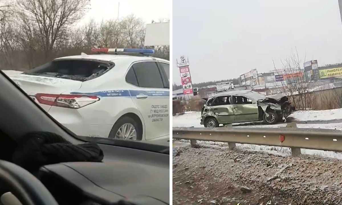 В Воронеже водитель «Лады» после ДТП влетел в заднее стекло полицейской  Camry – Новости Воронежа и Воронежской области – Вести Воронеж