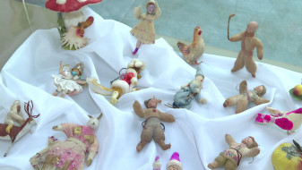 В Воронеже открылась выставка ёлочных игрушек из частной коллекции галереи советской эпохи