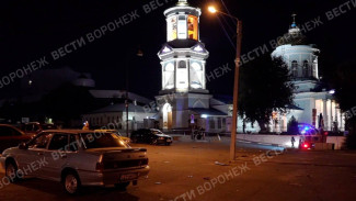 Появились фото упавшего у храма в Воронеже дрона