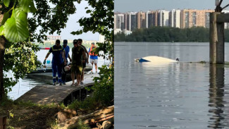 На воронежском водохранилище утонула моторная лодка с детьми