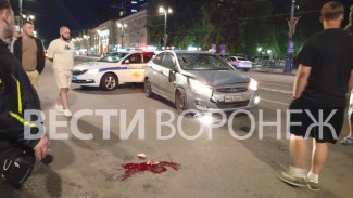 Воронежцы сообщили о страшном ДТП с пострадавшим на проспекте Революции