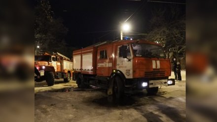 Мужчина попал в больницу после пожара в воронежском райцентре