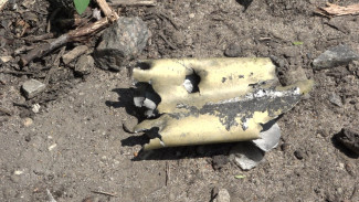 Воронежцам показали осколки взорвавшегося беспилотника
