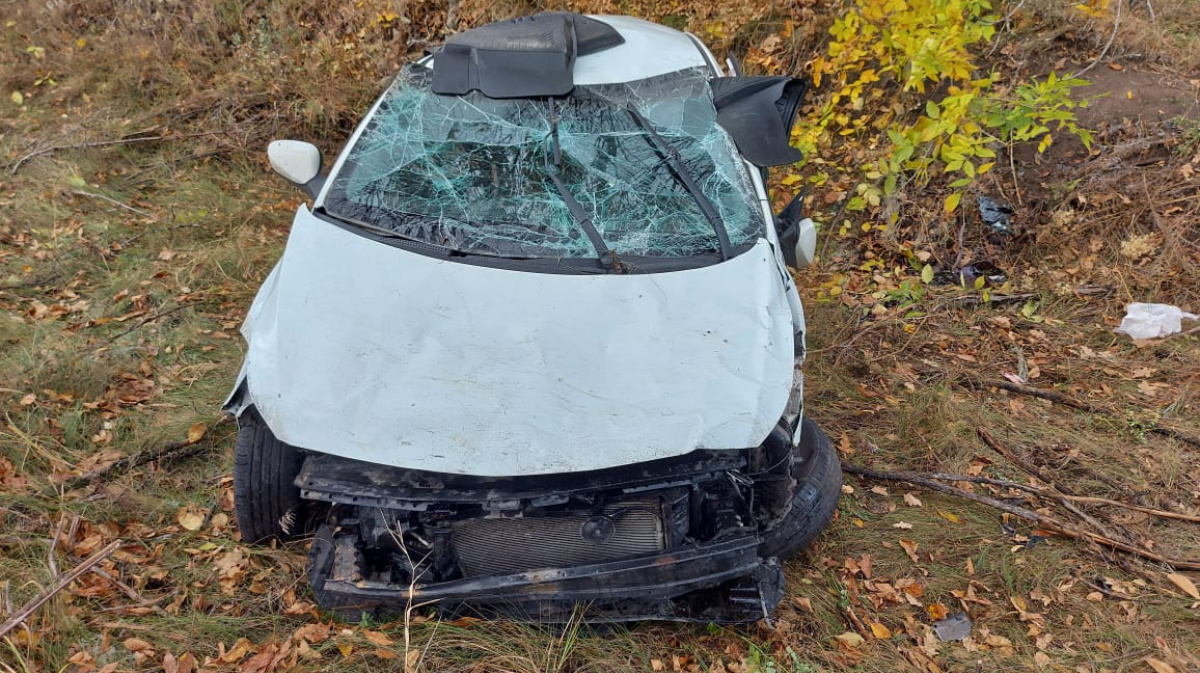 Женщина попала в больницу после опрокидывания Hyundai Solaris в Воронежской  области | 09.10.2023 | Воронеж - БезФормата