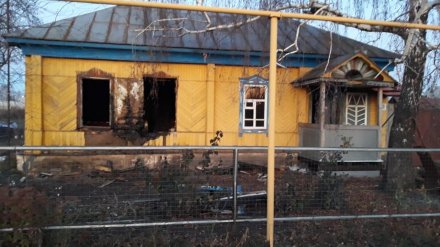 Два человека погибли при пожаре в частном доме в Воронежской области