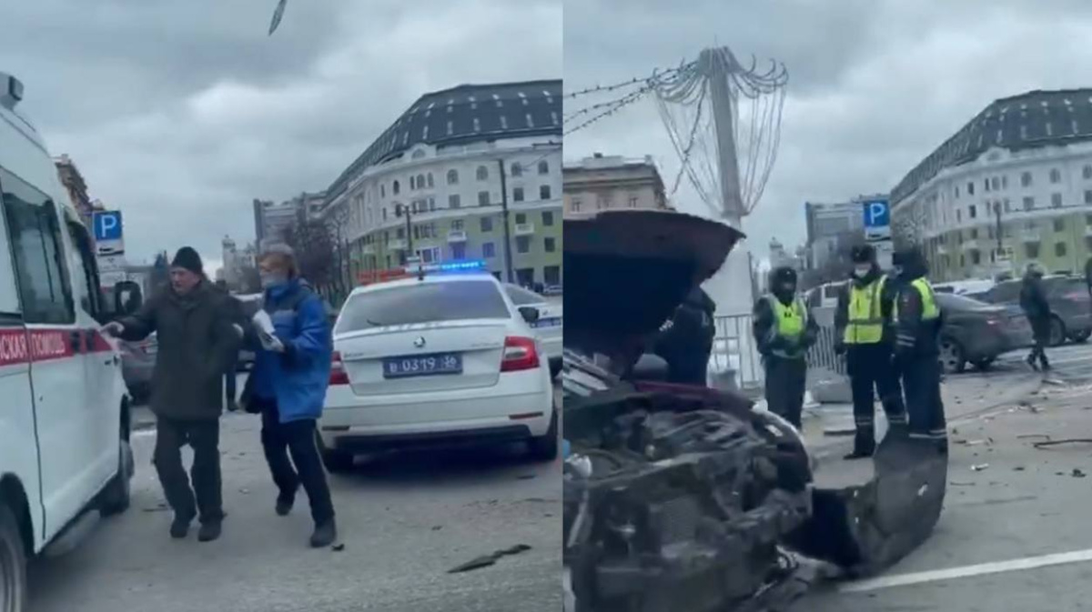 Машины скорой помощи и МЧС съехались на место страшной аварии в центре  Воронежа – Новости Воронежа и Воронежской области – Вести Воронеж