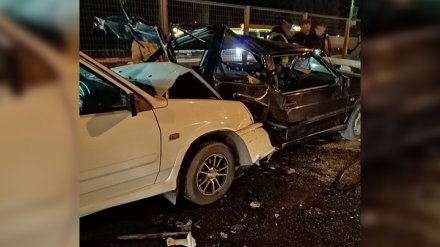 В ДТП с 6 машинами на участке трассы М-4 «Дон» под Воронежем пострадали 2 девочки