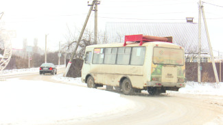 В Воронеже график маршруток сбился из-за снегопада  
