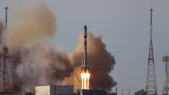 Появилось видео запуска ракеты с воронежским двигателем на МКС