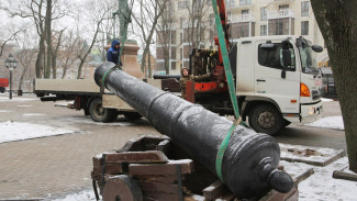 Куда исчезли пушки из Петровского сквера в Воронеже?