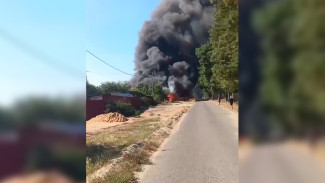 Пожар вспыхнул в деревянном доме в Нововоронеже