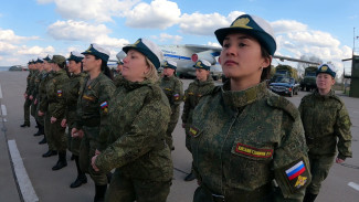 Девушки-военные во второй раз поучаствуют в параде Победы в Воронеже 