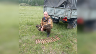 В Острогожском районе подорвали 14 миномётных мин