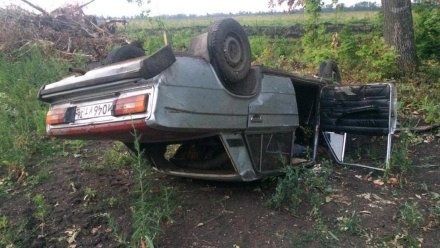 В Воронежской области пьяный водитель на легковушке вылетел в кювет: погиб пассажир